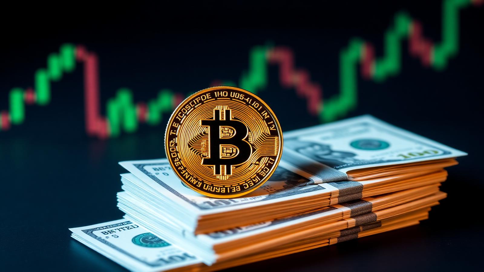 Bitcoin and US dollars